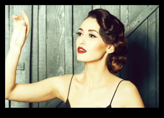 Glamour vintage: revigorarea stilurilor retro în părul de lungime medie