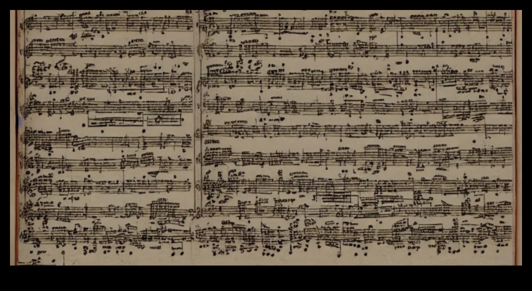 Masterstrokes baroque manuscris: o simfonie de culori și linii